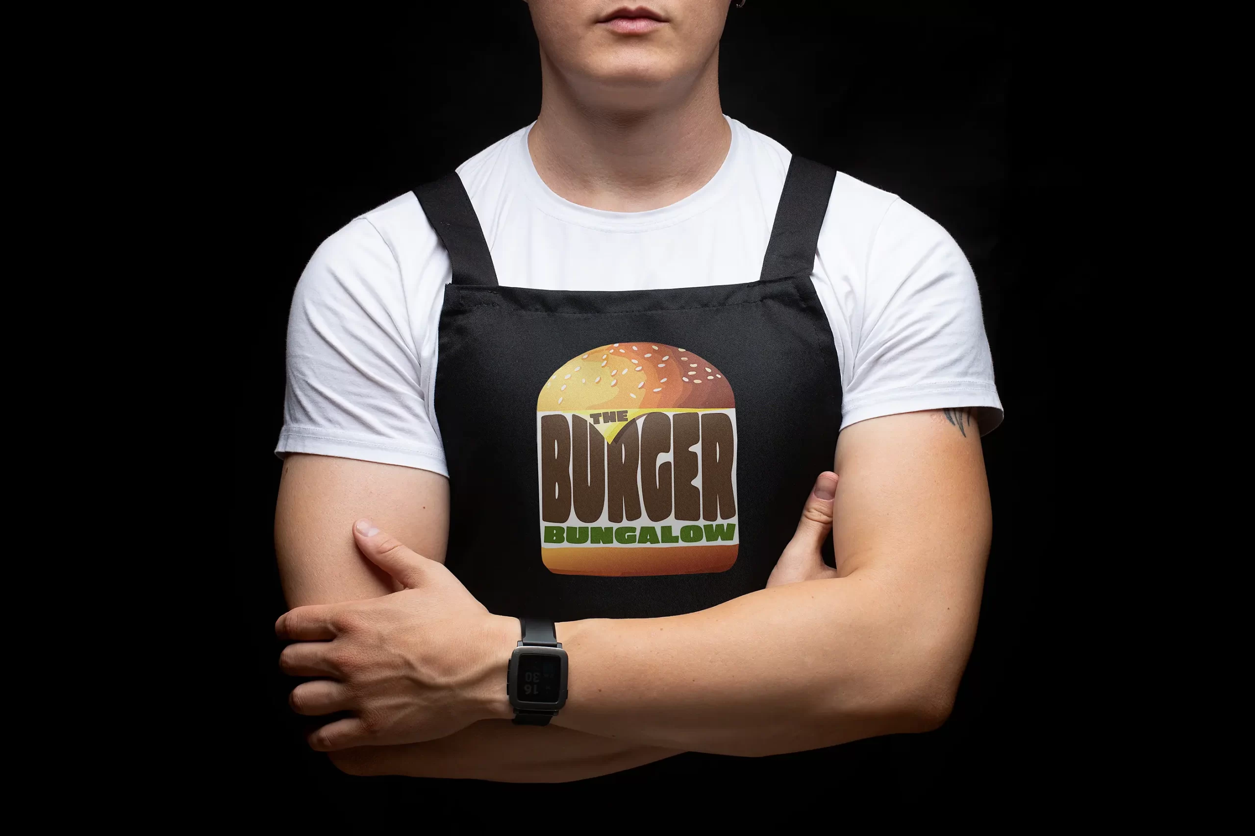 Burger Bungalow Apron Mockup